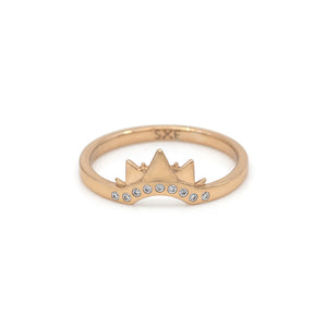 Chakra Crown Ring GLD